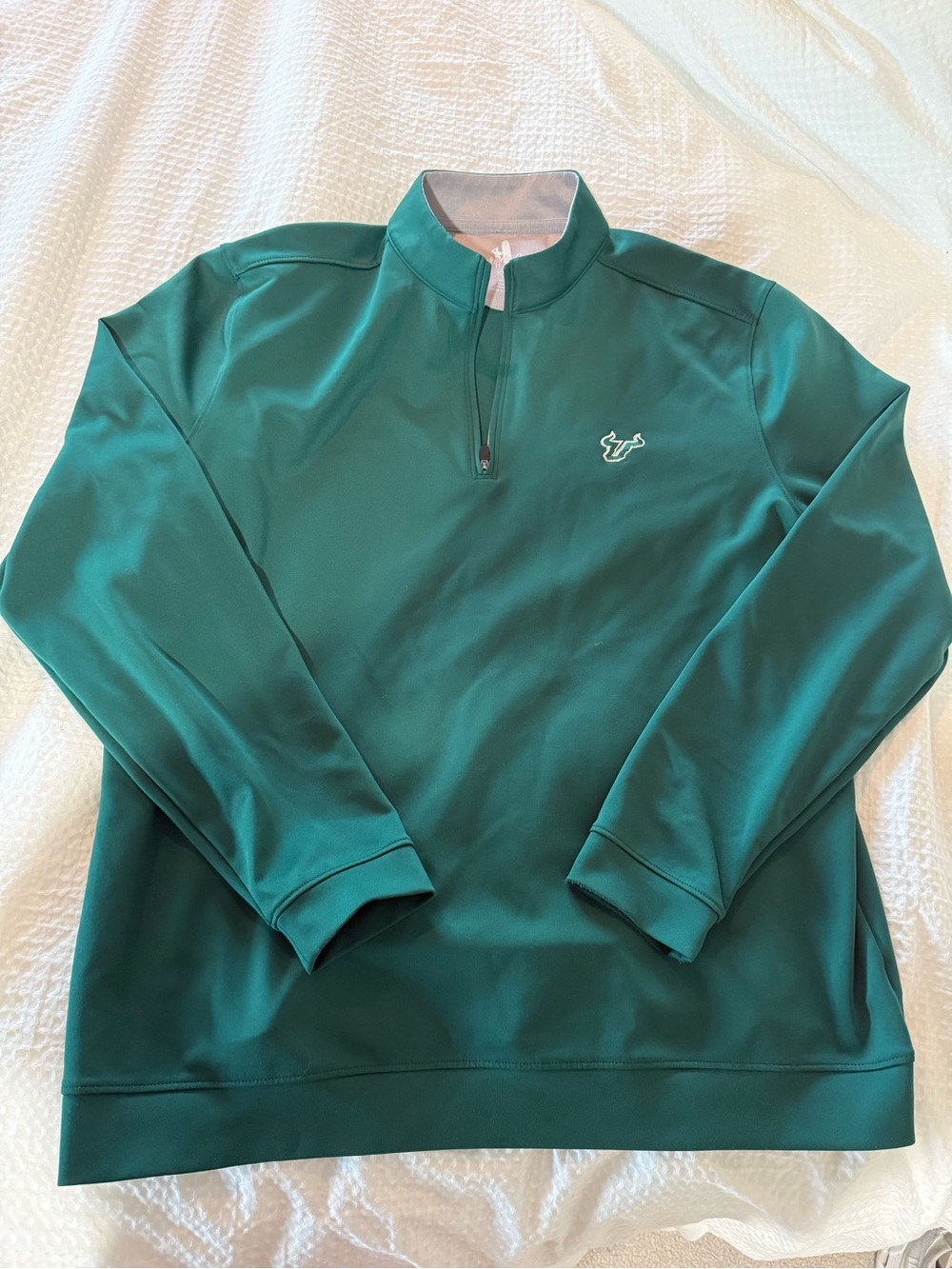 South Florida 1/4 Zip Motion Performance Pullover - Green